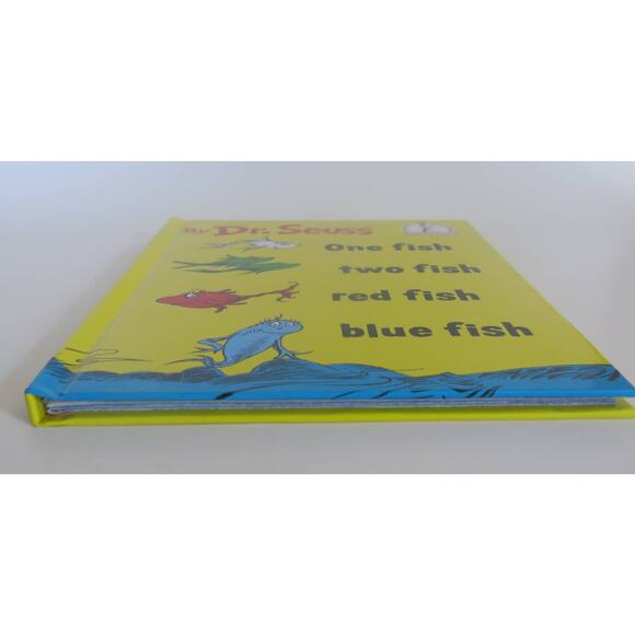 DR SEUSS One Fish Two Fish Red Fish Blue Fish Book Beginning Books 1960/1988 - Picture 7 of 8